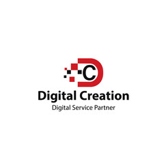 modern digital logo design