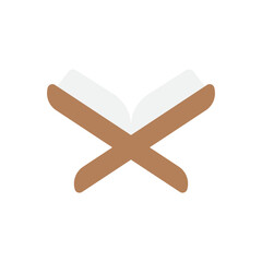 Obraz premium Quran vector icon