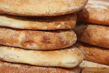 Moroccan Bread Close Up