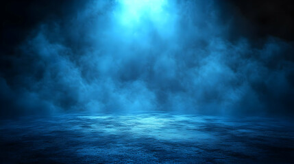 Fototapeta premium Blue Monday Plain Emptiness concept as Plain background depicting emptiness with subtle blue shades symbolizing loneliness and Blue Monday mood copy space for text. in Photo Stock Concept 