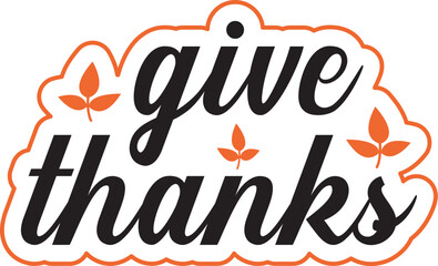give thanks SVG
