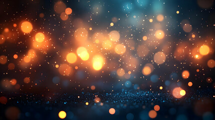 Fototapeta premium Bokeh Team Unity concept as Bokeh digital art background featuring blurred lights and unity elements symbolizing team cohesion and harmony with copy space. in Photo Stock Concept 