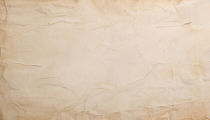 Vintage Cream Textured Paper Background Grunge Wrinkled Aged Antique Creamy Old Paper Texture