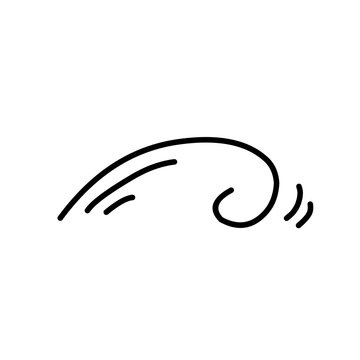 recommend clip art: Wind blowing line icon