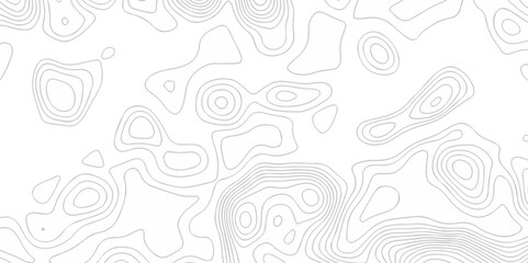 Fototapeta premium Abstract lines background Contour maps. Geographic grid map Abstract wave paper curved reliefs background. Relief contour of terrain. Topographic map pattern.