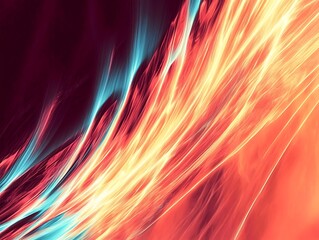 Abstract Blurred Gradient Background Orange Blue White