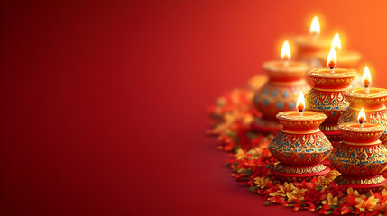 Pongal Festive Lamps Vector concept as Vector illustration of multiple Pongal lamps arranged decoratively symbolizing light and prosperity ideal for infographic materials with clean lines and vibrant 