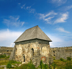 Fototapeta premium Castle Bzovik, castle ruin in Slovakia