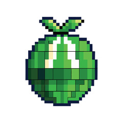 Obraz premium unique gaming pixel art vegetable and fruits vector art design