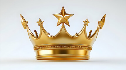 Reyes Magos Soaring Crown and Star Vector concept as Vector illustration combining a soaring crown and star symbolizing the royal guidance of Reyes Magos isolated on white ideal for infographics and A