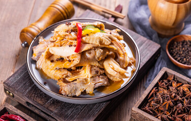 Zhumadian Runan county specialty food chili chicken	