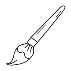 brush icon vector


