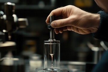 Adjusting Nozzle of Welding Torch in Workshop