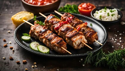 Grilled Chicken Skewers