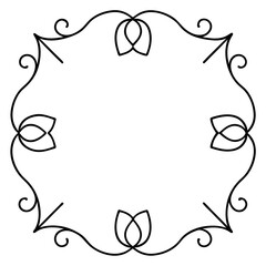 frame with ornament