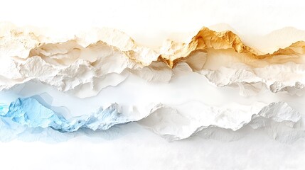 An elegant abstract art print featuring soft hues and intricate textures, reminiscent of a dreamlike landscape. The artistic elements blend seamlessly, while a clear area is reserved for textual