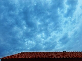 Roof and sky