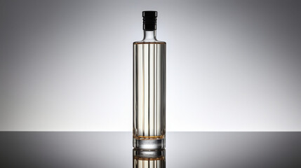 Explore zeroalcohol spirit alternatives in a modern kitchen setting a clean and sleek glass bottle experience