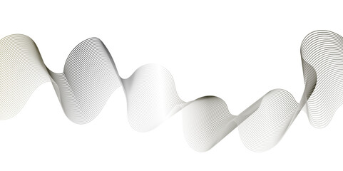 Multicolor gradient wave lines vector background, twisted curve lines and blend effect, frequency sound wave lines, 3d contour line patterned background illustration.	