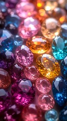 Vibrant close up showcasing gemstones with radiant sparkles and high quality details pictures
