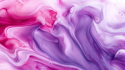 Obraz premium Abstract background with purple and pink waves of liquid smoke on a white isolated background