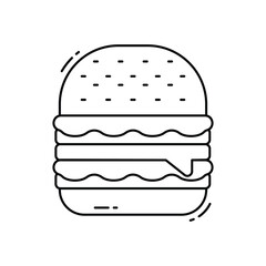 Burger vector icon