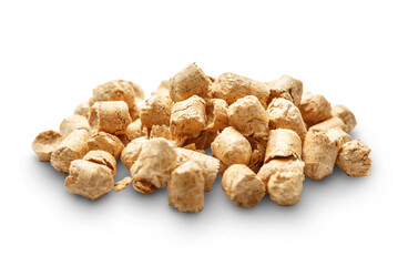 Wooden pellets for cat's toilet