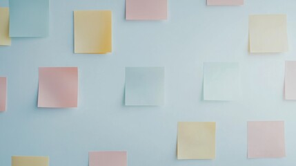 Colorful Sticky Note Background for Creative Projects