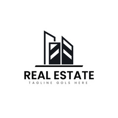 real estate building logo design 