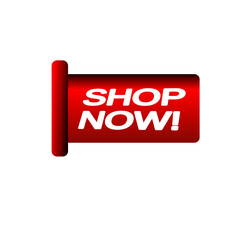 shop now label icon for graphic design