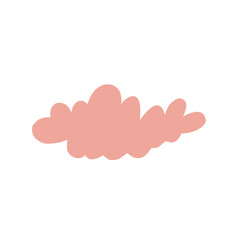 Pink cloud illustrations