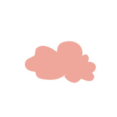 Pink cloud illustrations