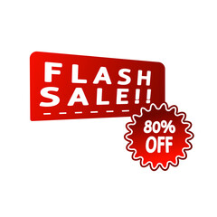 flash sale label icon for graphic desigb