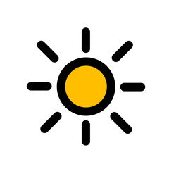 sun icon illustration