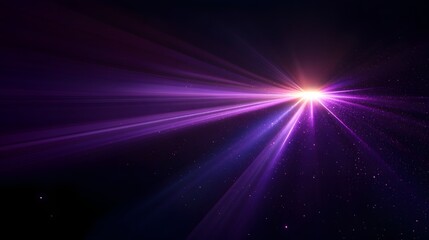 Obraz premium Abstract Purple Light Rays Radiating From Bright Core