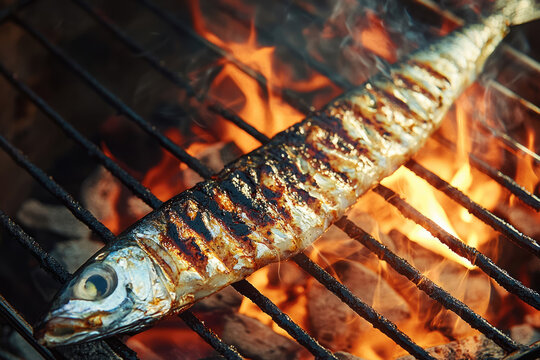 魚, 秋刀魚, 秋, 食事, 火, 炭火, 旬, 焼き魚, fish, autumn swordfish, autumn, meal, fire, charcoal fire, season, grilled fish