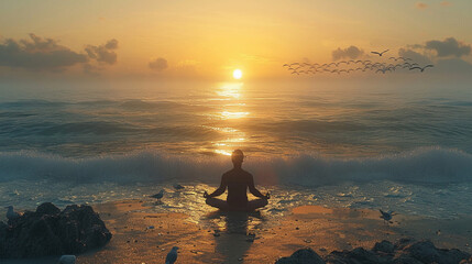 Zen at Dawn: Morning Meditation in Nature