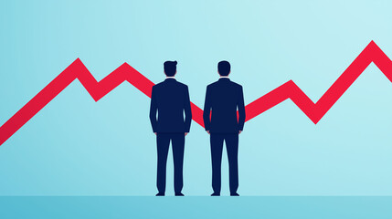 Global GDP economy analysis concept. An image depicting financial graphs related to economic resilience and global recovery, suitable for stock photo use in finance and economics.