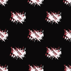 Seamless pattern of colorful brushes. Color background illustration.