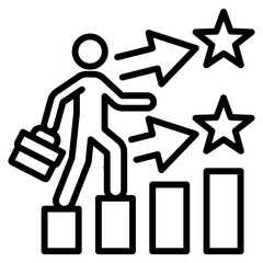  career promotion single icon
