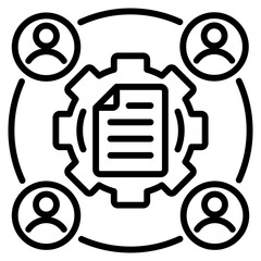 project team single icon