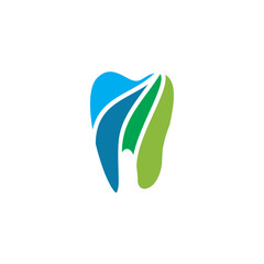 Tooth icon for dentistry clinic logo design