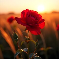 Fototapeta premium red poppy flower