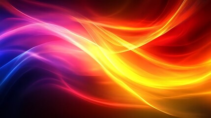 Dynamic Abstract Wallpaper with Stunning Glowing Lights and Patterns