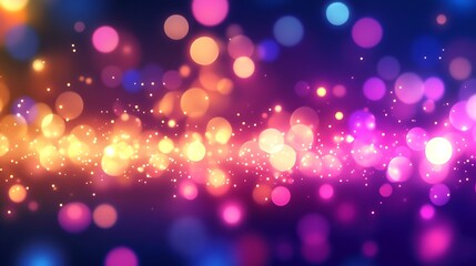 Colorful Abstract Glowing Effects Creating a Stunning Wallpaper Design