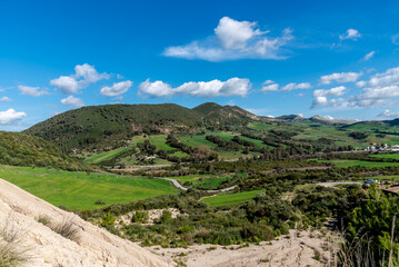 Naklejka premium Beautiful landscape view from the north of Tunisia