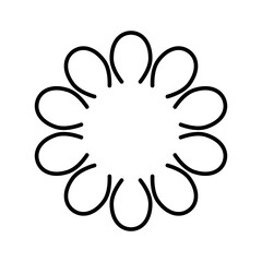 Blossom Flower Ornamental Decoration Icon