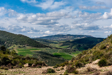 Fototapeta premium Beautiful landscape view from the north of Tunisia