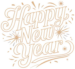 Obraz premium Happy New Year