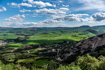 Obraz premium Beautiful landscape view from the north of Tunisia